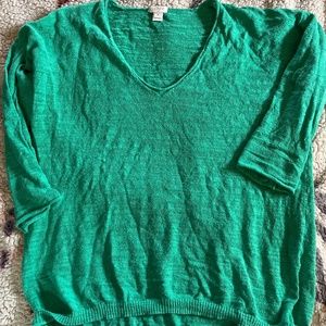 JCrew lightweight v neck sweater